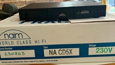 Naim Audio CD5x CD Player for spares or repair. Boxed with remote