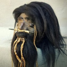 Shrunken Head, Real Leather