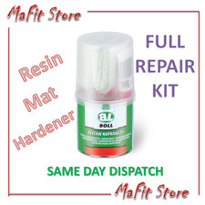 Fibre Glass Polyester Mat Resin Hardener Repair Kit Box Set 250g Car Boat BOLL