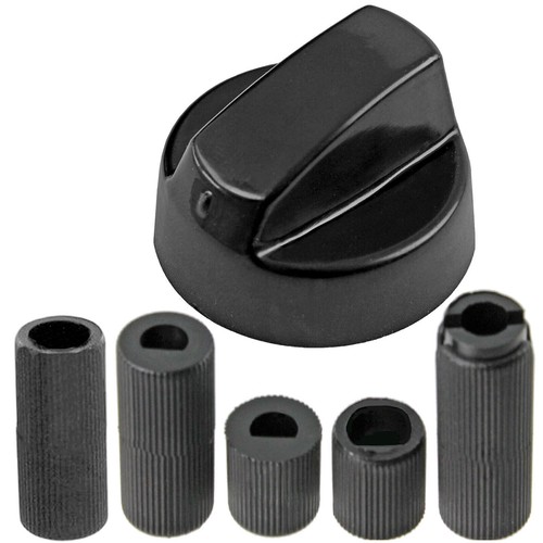 Black control knob - black,