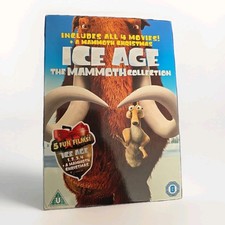 Ice Age 1-4 Collection (Box Set) (DVD, 2012) plus Ice Age 5 Blu-ray (latter new)