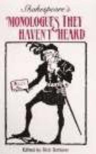 Shakespeare monologues they - shakespeare's,