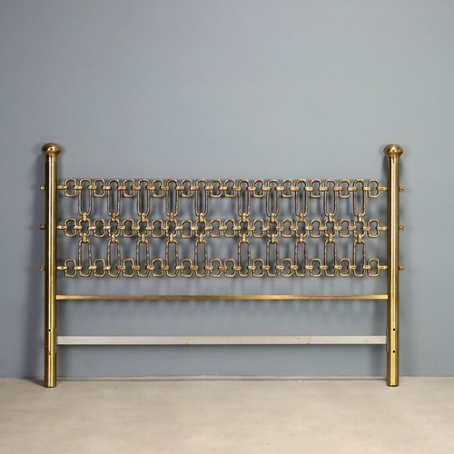 Vintage headboard brass design - headboard,