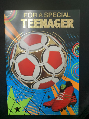Teenager birthday card