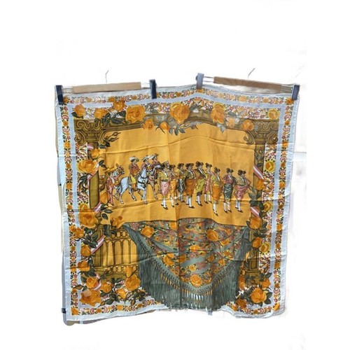 Loewe silk scarf orange - silk, scarf,