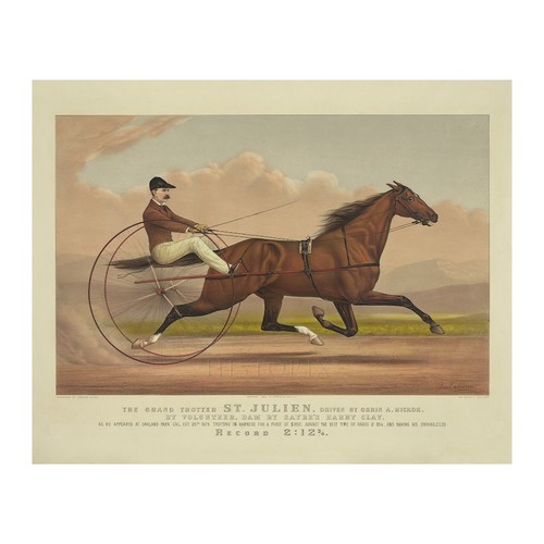 1880 julien trotting - st, horse