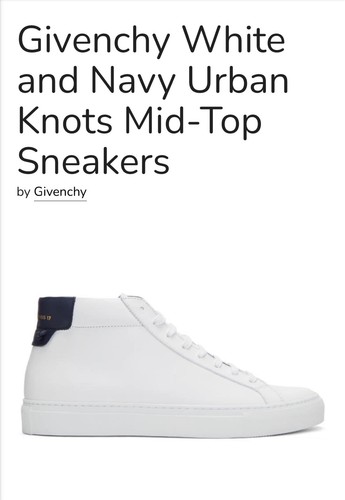 Givenchy white and navy - givenchy,