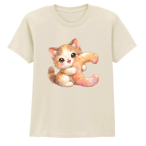 Cute kitten kids shirt - kitten,