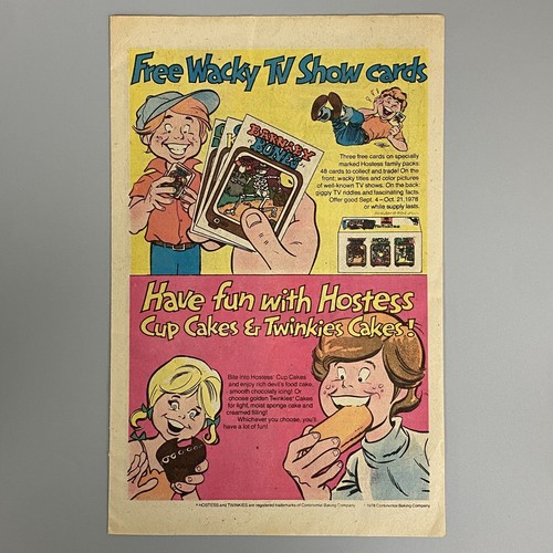 Wacky show cards hostess - wacky,