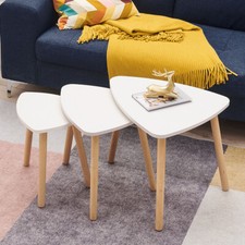 Scandinavian Wooden Nest of 3