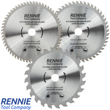 165mm x 24T 48T & 60T TCT Cordless Circular Wood Saw Blade 20mm Bore