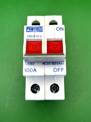 Proteus 100s2 100a double - 100a, pole