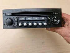 06-13 PEUGEOT CITROEN STEREO HEAD UNIT 96662669XT RADIO CD PLAYER AUDIO SYSTEM