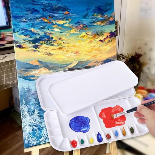 Empty watercolor palette paint - palette,