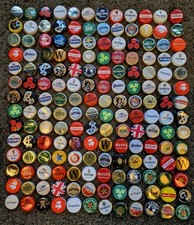 160 + Beer Bottle Tops Crown Caps Worldwide Variety Of Brands (V)