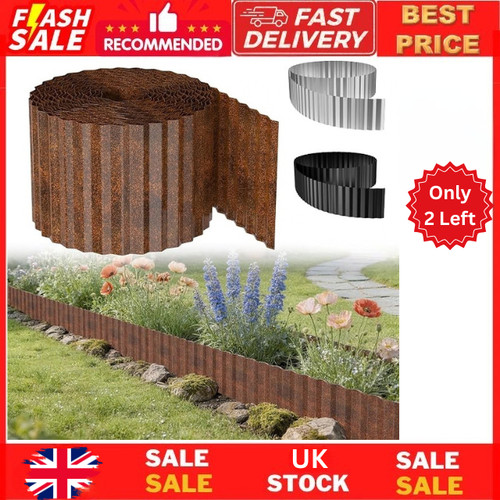 Metal edging border garden - metal,