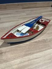 Fishing Boat Ornament Wooden