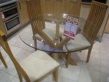 MFI Oak Dining Set 110 cm