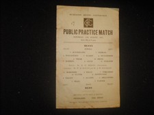 CHESTERFIELD:  FRIENDLY/PPM  BLUES  V  REDS 17-8-57 RARE S/S @ RECREATION GROUND