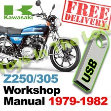 Kawasaki Z KZ 250 305 Service
