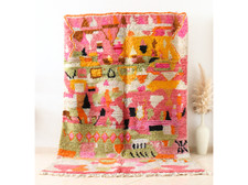 Bohemian Berber Moroccan Handmade Wool Vintage Shaggy Modern Area Rug 5x8 Ft