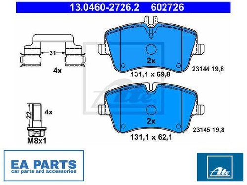 Brake pad set disc - brake,