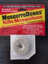 Mosquito Dunk 'SINGLE Dunk' Summit Biological Gnats Midge Bti Pond Aquarium