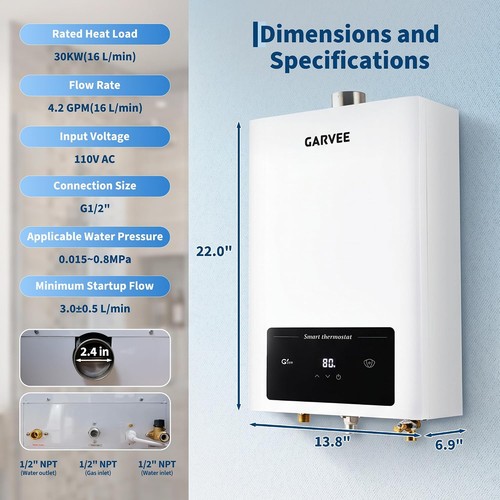 16l 2gpm tankless natural - tankless,