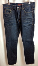 Ted Baker Tinned Sardines Denim Jeans Straight Button Fly Blue W32 L32 A3722