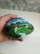 Hand Painted Pebble Stone Rock 