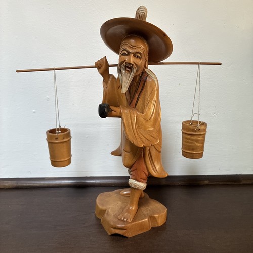 Vintage hand carved boxwood - vintage,