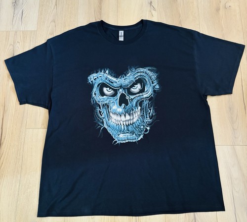 Terminator skull graphic - skull,