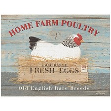 Home farm poultry, 30x40cm