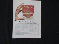 ARSENAL - Football Magazine Advert - Typhoo Tea