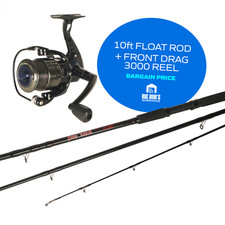 HIGH QUALITY - 10ft Float Waggler Rod with Front Drag Pre-Spooled 3000 Reel