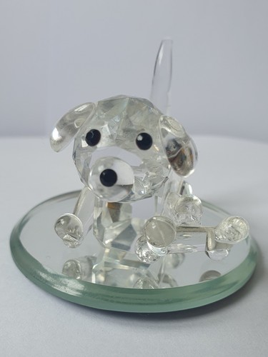 Faceted crystal clear - clear, glass
