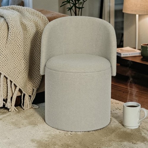 Round ottoman stool gaveno - round,
