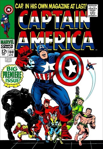 Captain america 100 comic - captain, #100