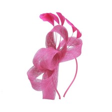 Sinamay Looped Feather