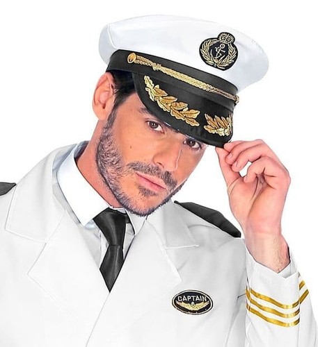 Adult deluxe captain hat - adult,