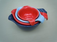 Jamie Oliver Ceramic Measuring Cups Set Stacking Cups Multicoloured