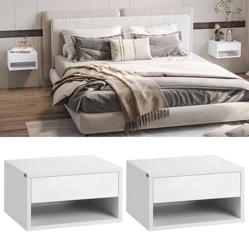 Floating bedside tables - bedside, x2