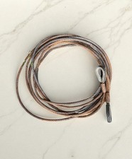 Steel Towing / Winch Cable 30ft With Eyelets Used Towing Equipment