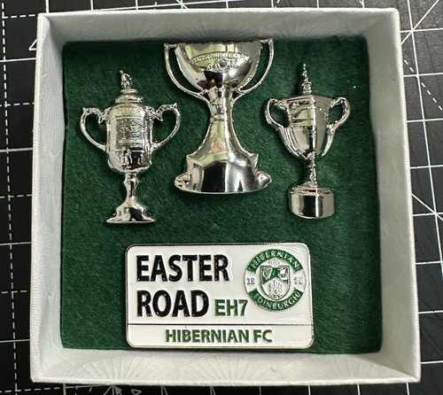 Hibernian trophy pin - trophy,