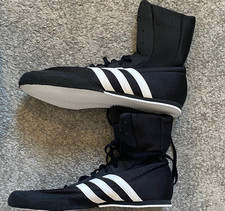 BRAND NEW ADIDAS MENS BOXING HOG SHOES MENS UK 11 BLACK F56FJB6 00036  XMAS
