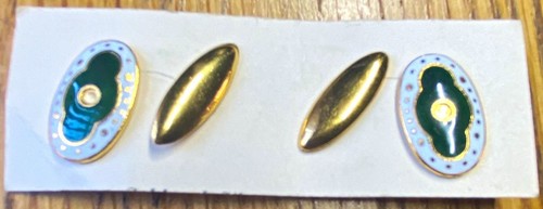 Vintage double sided - sided, cufflinks