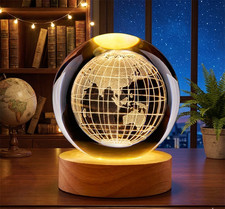 Solar system crystal ball - 3d,