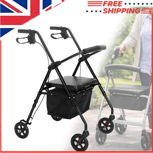 Lightweight folding rollator