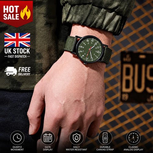 Military army wristwatch mens - army,