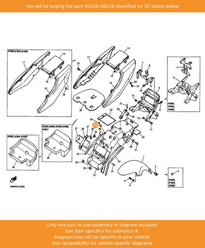 Yamaha plug 90338 08226 - yamaha, oem